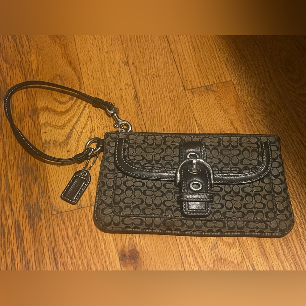 Vintage Coach Wristlet
